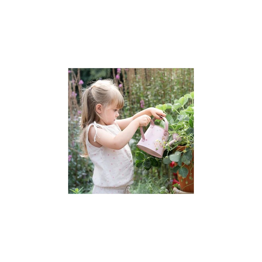 REGADERA METAL FAIRY GARDEN ROSA