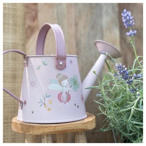 REGADERA METAL FAIRY GARDEN ROSA