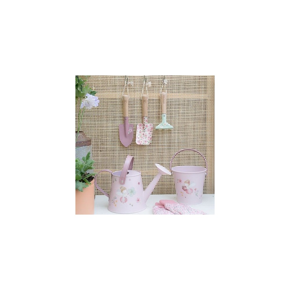 CUBO METAL FAIRY GARDEN ROSA