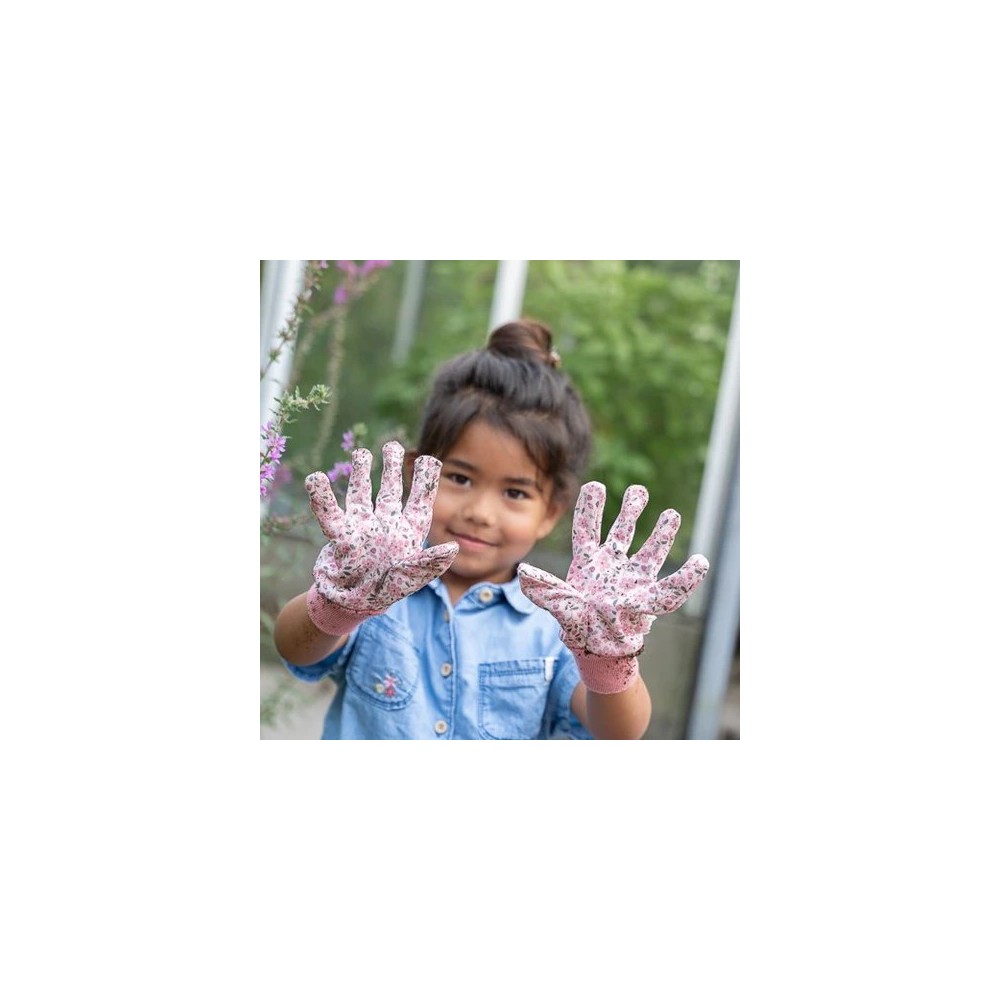 GUANTES DE JARDIN FAIRY ROSA 2