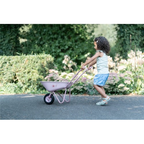 CARRETILLA FAIRY GARDEN ROSA