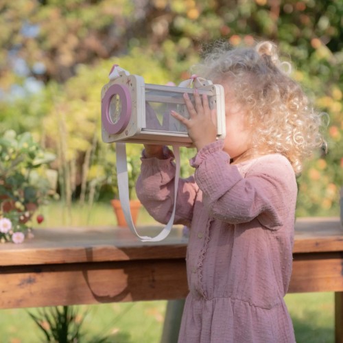 CAJA INSECTOS CON LUPA FAIRY GARDEN