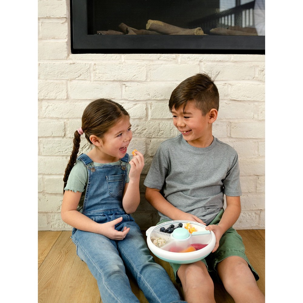 CAJA ALMUERZO GRANDE SNACK SPIN AZUL