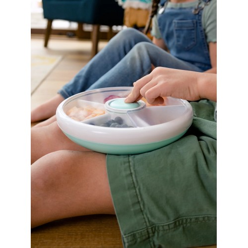 CAJA ALMUERZO GRANDE SNACK SPIN AZUL