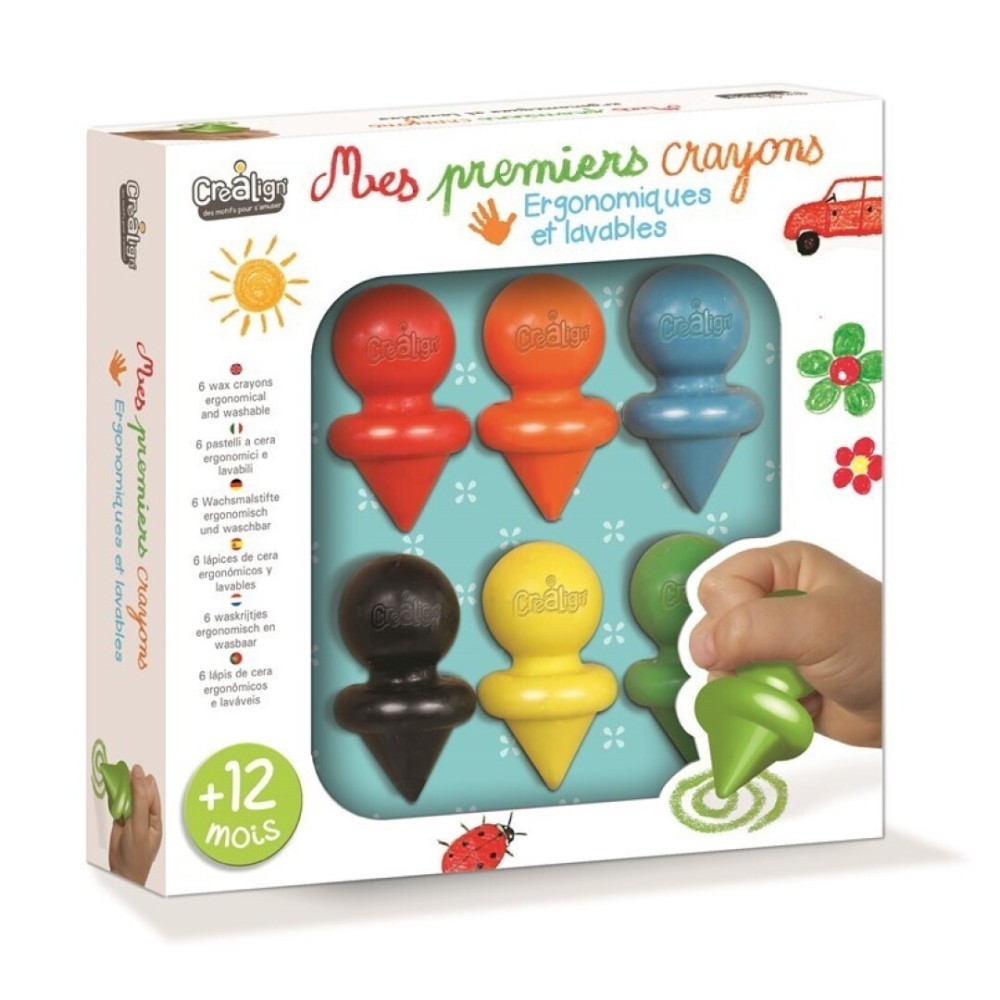 MIS PRIMEROS 6 LAPICES DE CERA