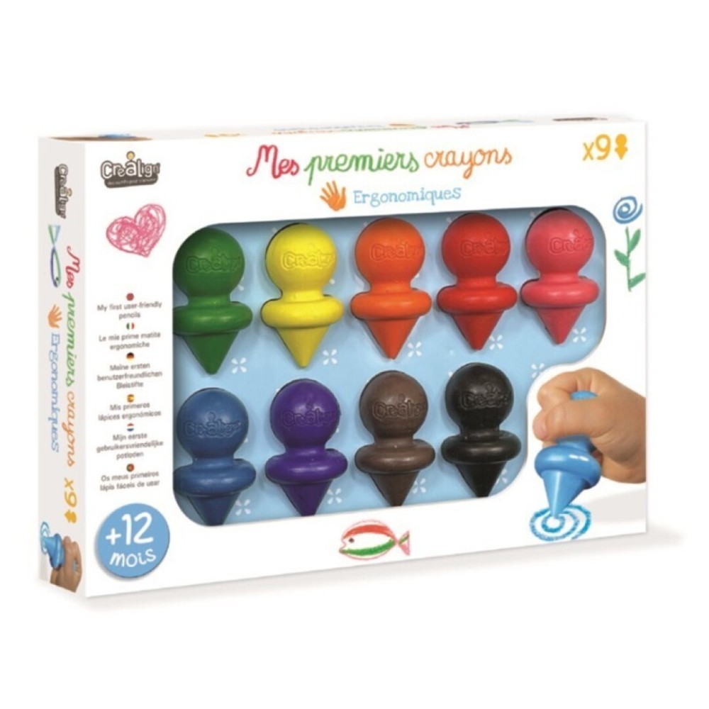 MIS PRIMEROS 9 LAPICES DE CERA