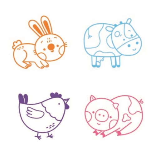 MIS 1 SELLOS DE ANIMALES GRANJA