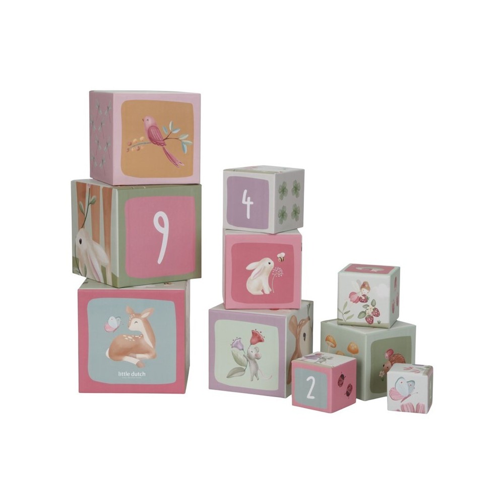 BLOQUES APILABLES FAIRY GARDEN ROSA