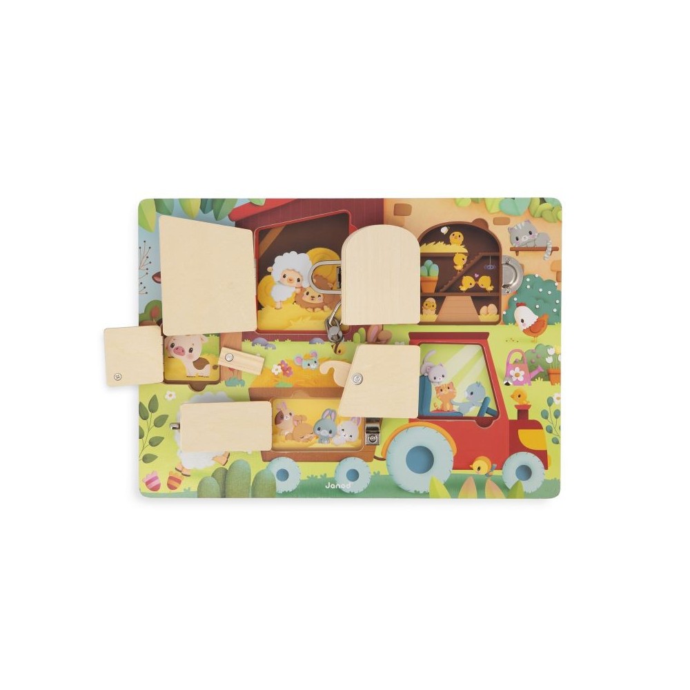 GRANJA-TABLERO DE CERRADURAS