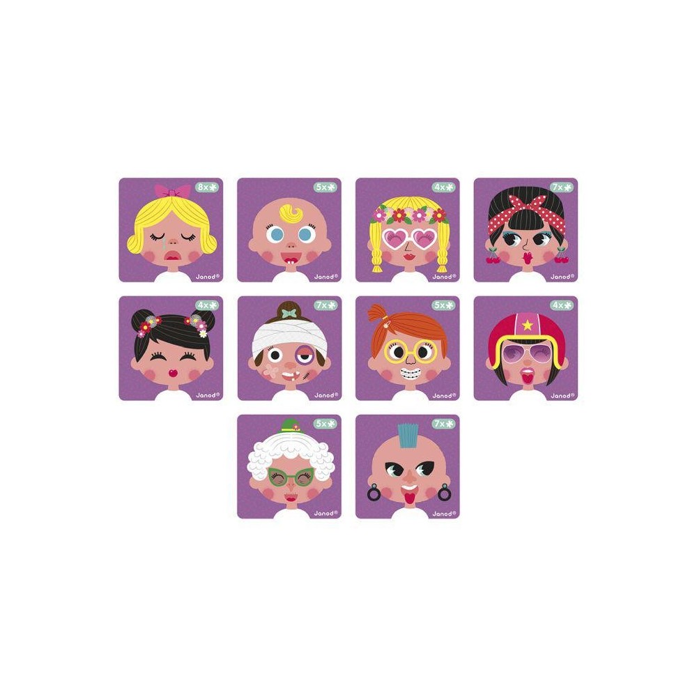 MAGNETIBOOK CRAZY FACE CHICAS