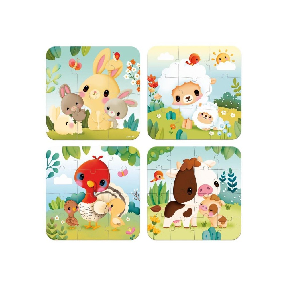 GRANJA-PUZLES EVOLUTIVOS ANIMALES