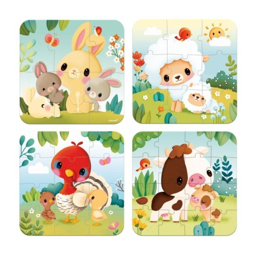 GRANJA-PUZLES EVOLUTIVOS ANIMALES