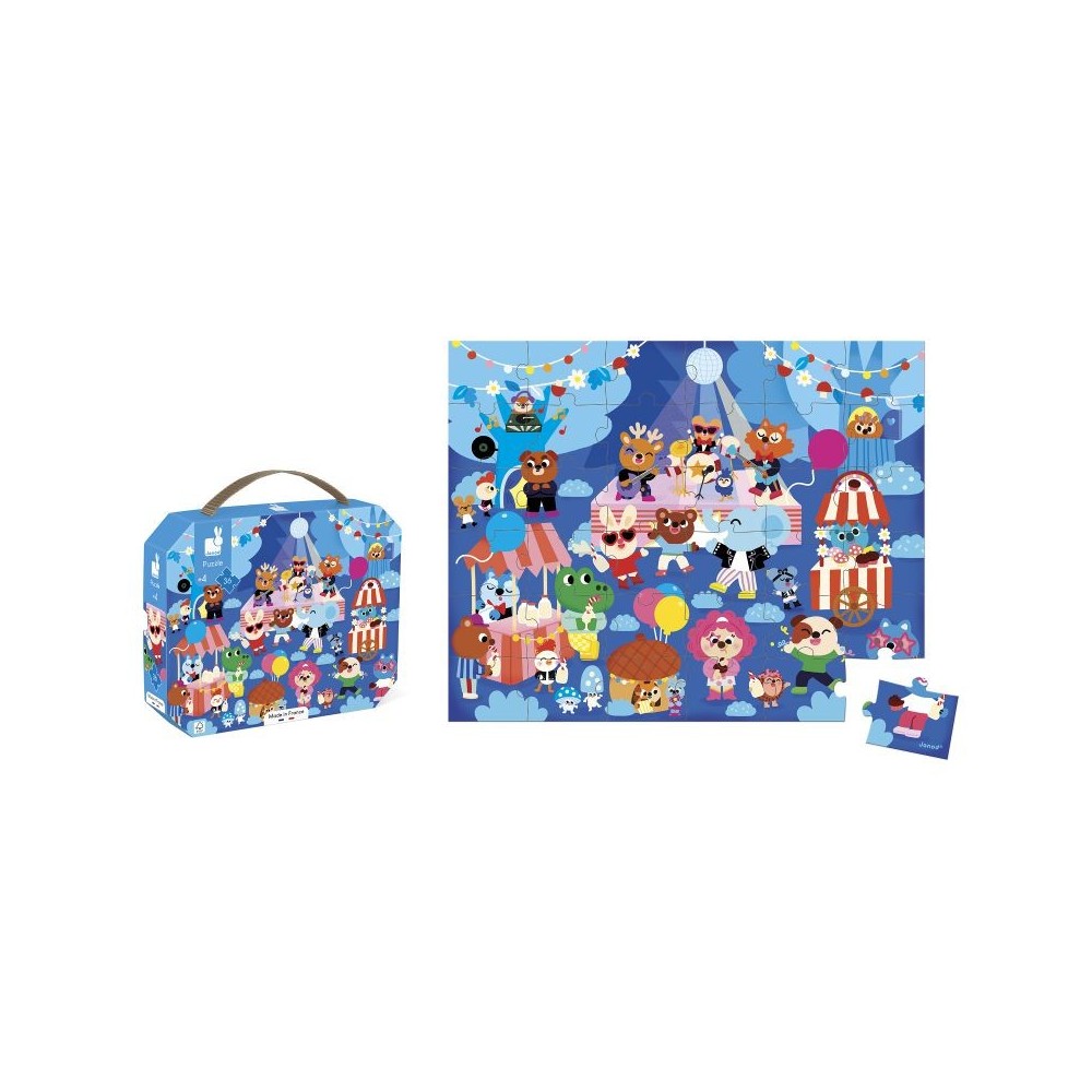 PUZLE FIESTA 36 PCS AZUL