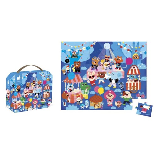 PUZLE FIESTA 36 PCS AZUL