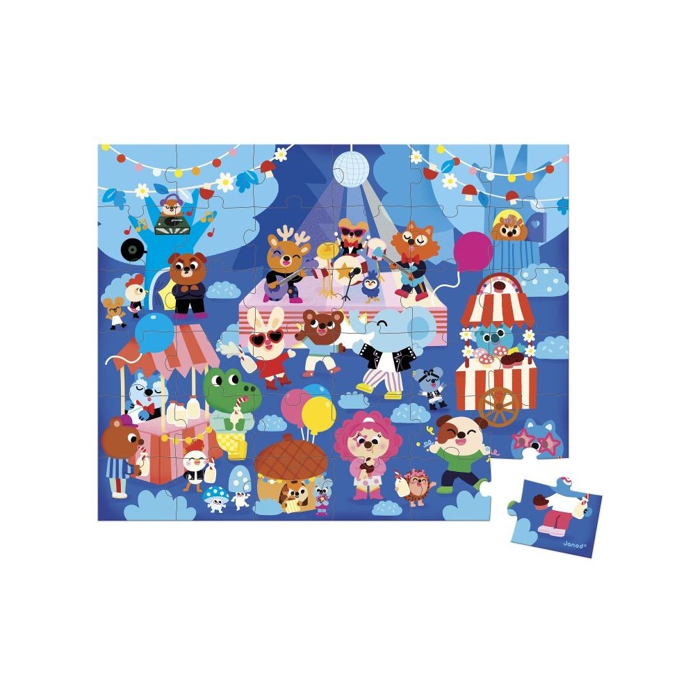PUZLE FIESTA 36 PCS AZUL