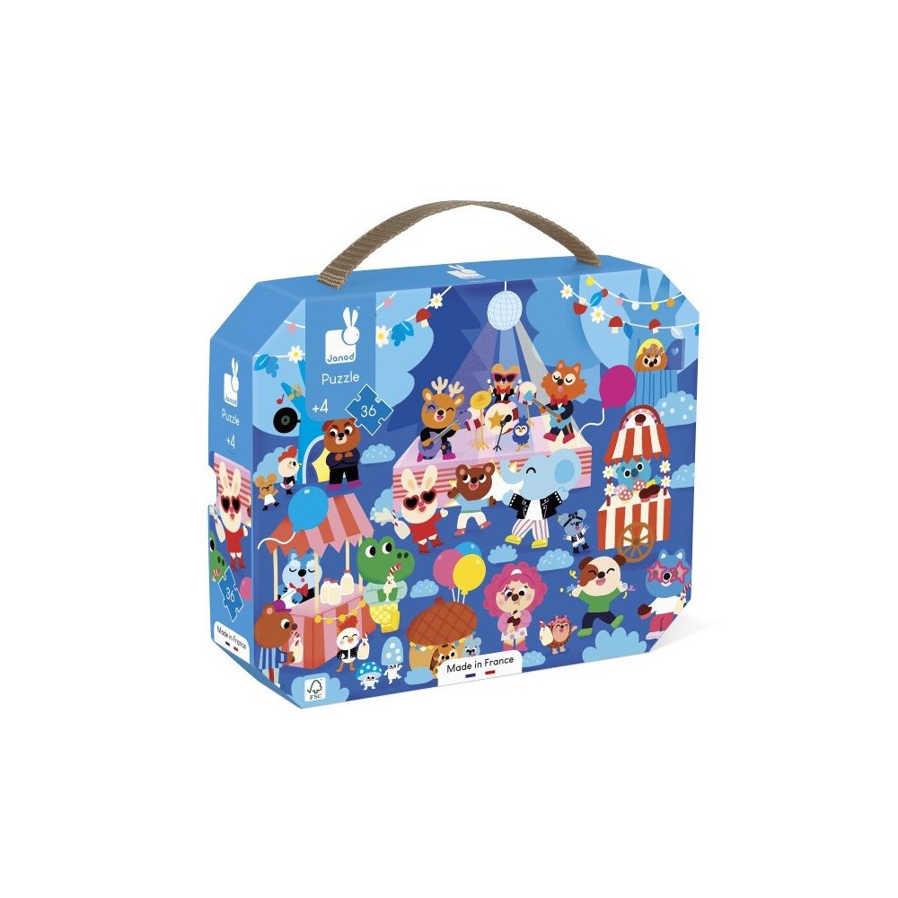 PUZLE FIESTA 36 PCS AZUL