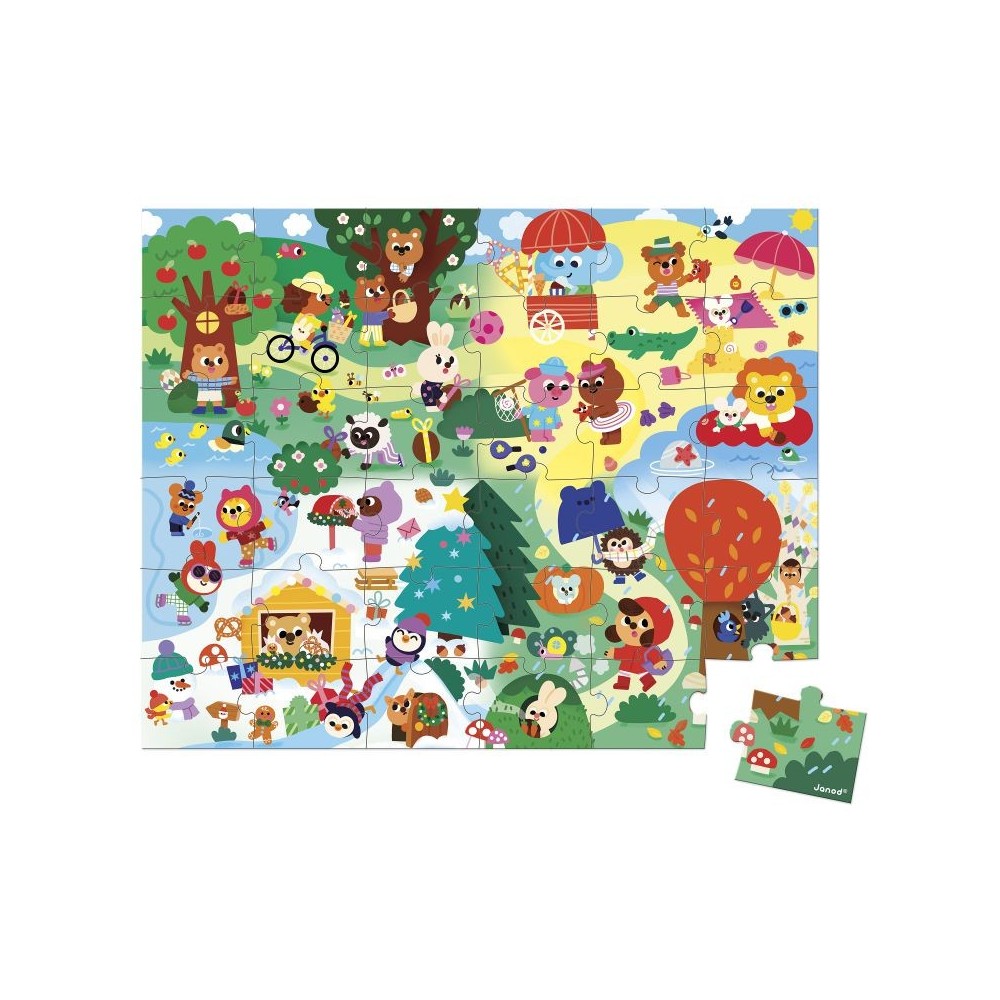 PUZLE LAS 4 ESTACIONES 36 PCS