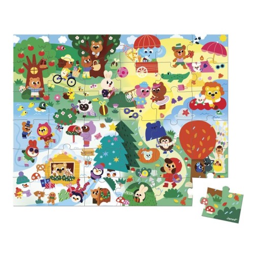 PUZLE LAS 4 ESTACIONES 36 PCS
