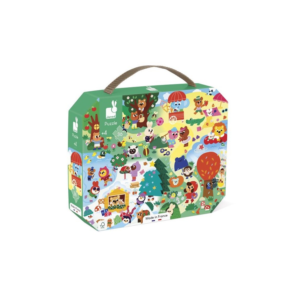 PUZLE LAS 4 ESTACIONES 36 PCS