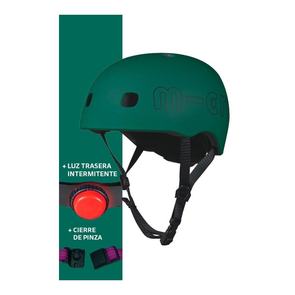 CASCO VERDE BOSQUE TALLA M