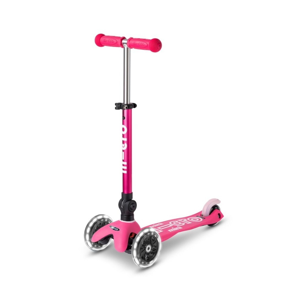 MINI MICRO DELUXE PLEGABLE LED ROSA