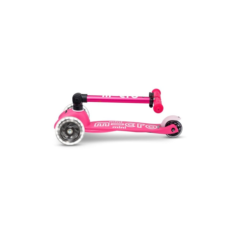 MINI MICRO DELUXE PLEGABLE LED ROSA 2