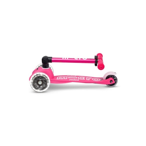 MINI MICRO DELUXE PLEGABLE LED ROSA