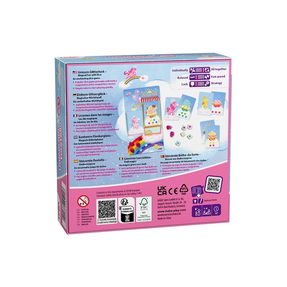 UNICORNIO DESTELLO- DADOS MAGICOS