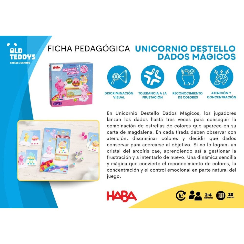 UNICORNIO DESTELLO- DADOS MAGICOS