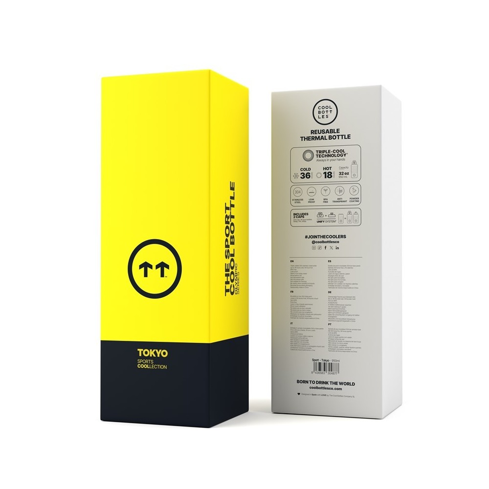 THE SPORT BOTTLE 950 ML. AMARILLO