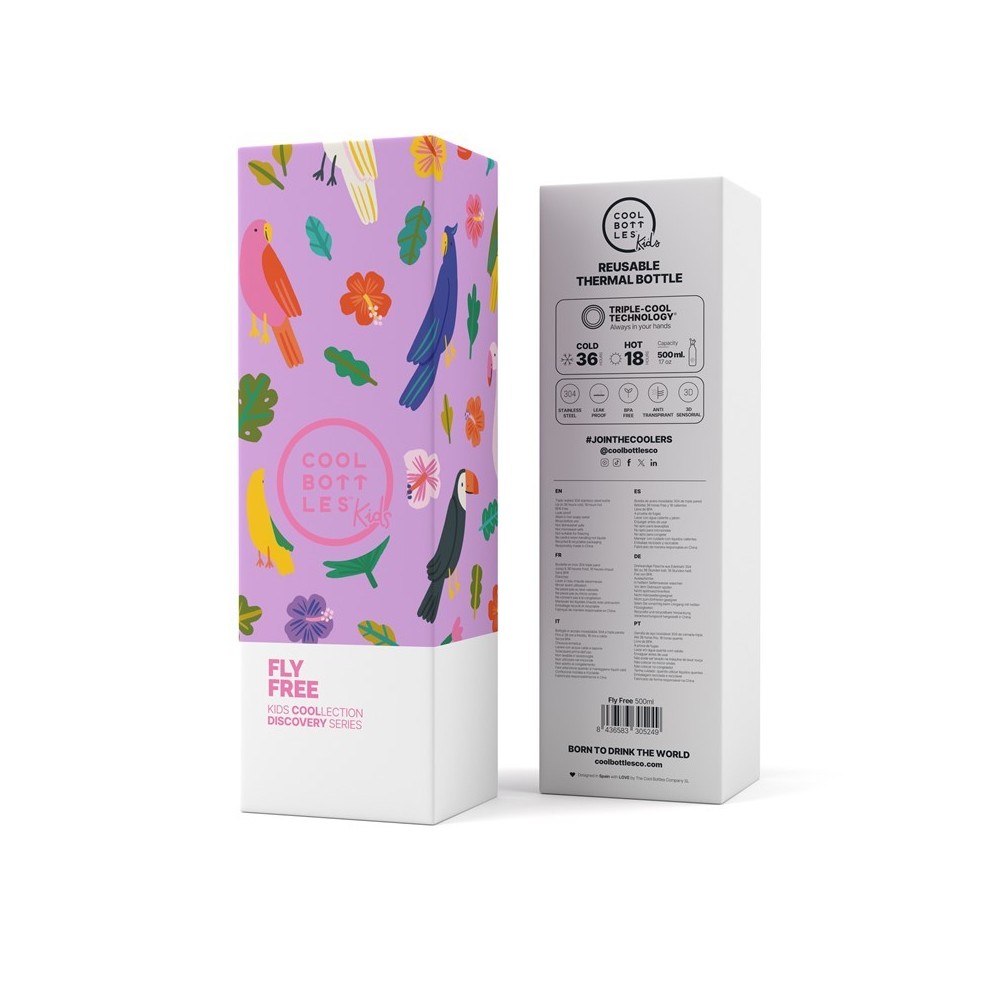 THE KIDS BOTTLE 500 ML FLY FREE