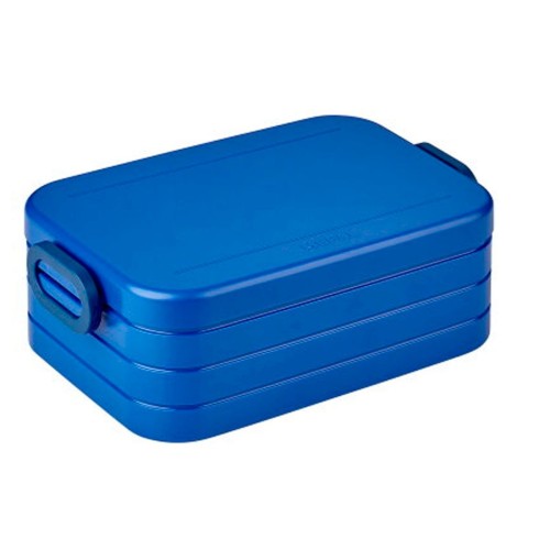 CAJA ALMUERZO MIDI AZUL