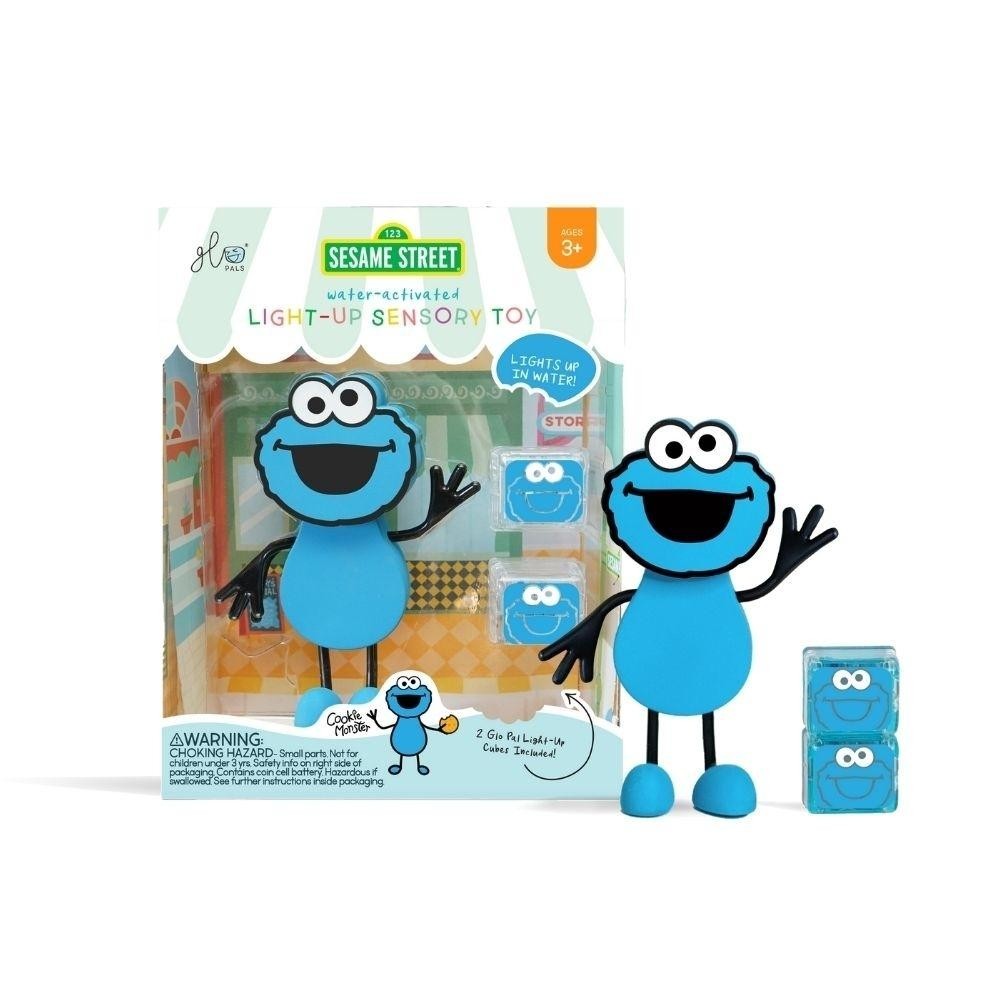SET PERSONAJE+ 2 CUBOS COOKIE AZUL MONSTER COOKIE