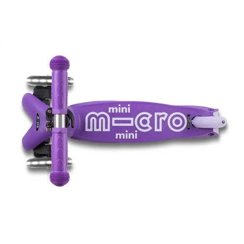 MINI MICRO DELUXE PLEGABLE LED LILA