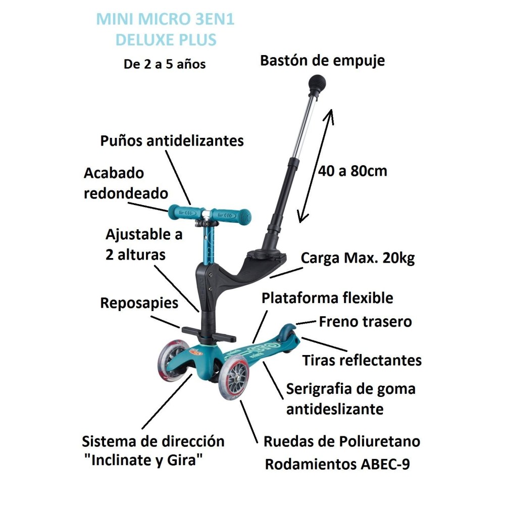ASIENTO+BASTON DE EMPUJE 3 EN 1