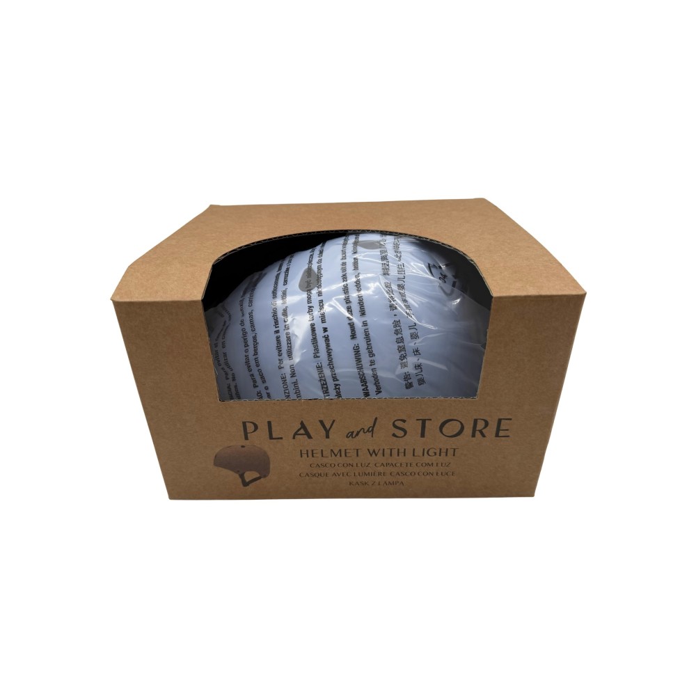 CASCO CON LUZ PLAYANDSTORE AZUL