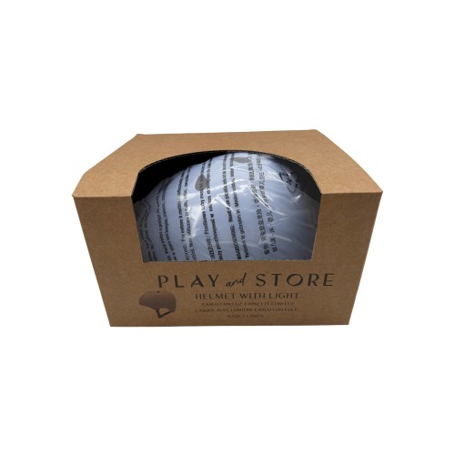 CASCO CON LUZ PLAYANDSTORE AZUL