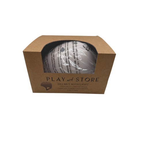 CASCO CON LUZ PLAYANDSTORE TAUPE
