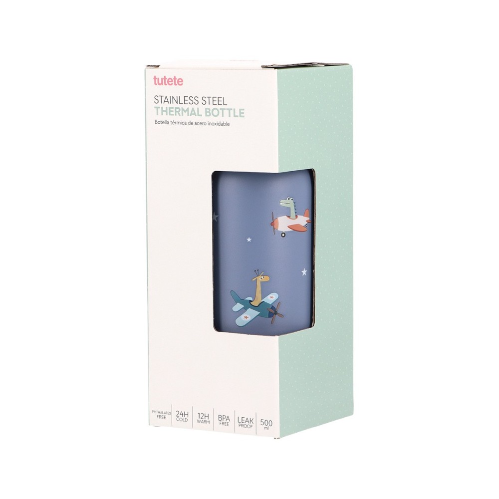 BOTELLA ACERO TERMICA 500ML PLANES