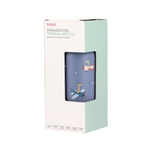 BOTELLA ACERO TERMICA 500ML PLANES