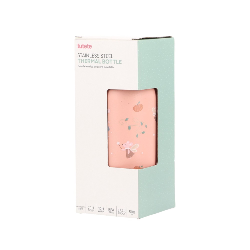 BOTELLA ACERO TERMICA 500ML MOUSE FAIRIES