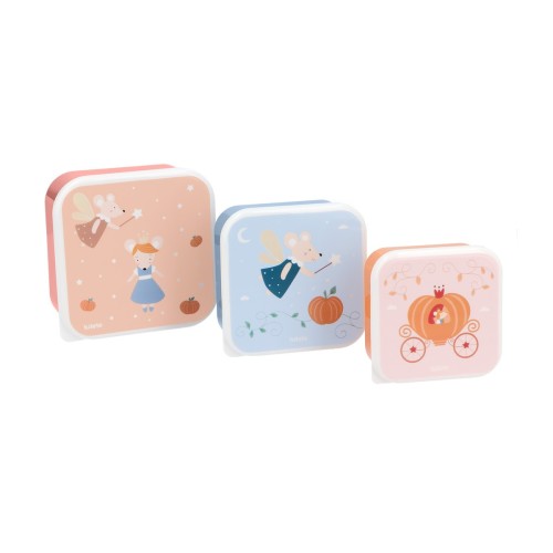 3 CAJAS ALMUERZO MOUSE FAIRIES