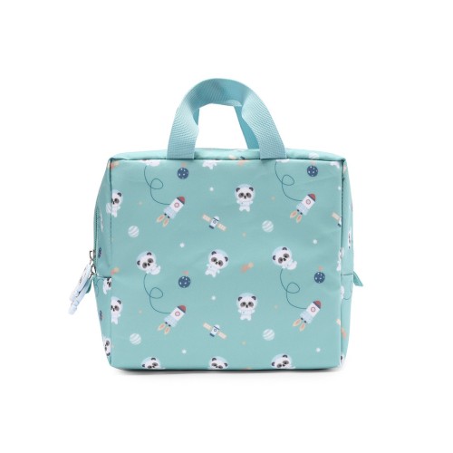 BOLSA MERIENDA TERMICA PANDAS IN THE SPACE