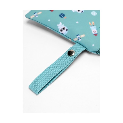FUNDA PARA BOCADILLO PANDAS IN THE SPACE
