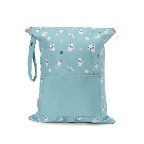 BOLSA IMPERMEABLE TUTETE PANDAS IN THE SPACE