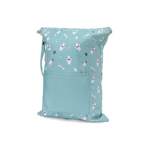 BOLSA IMPERMEABLE TUTETE PANDAS IN THE SPACE