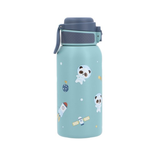 BOTELLA ACERO TERMICA 500ML PANDAS IN THE SPACE