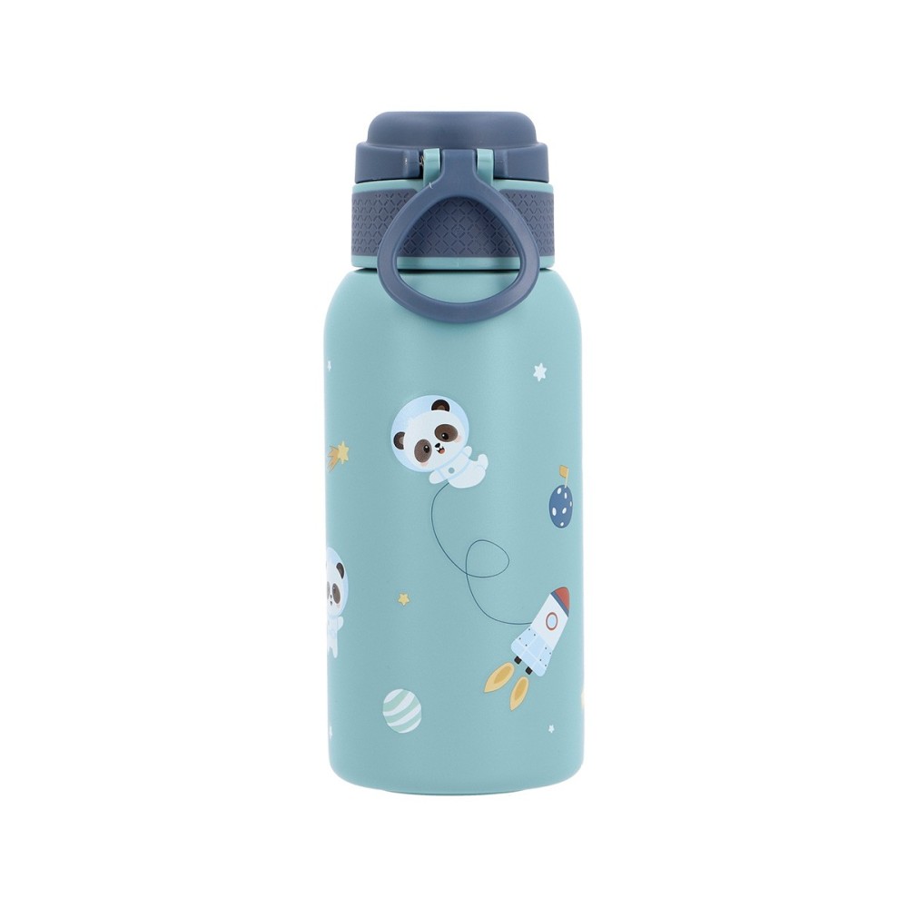 BOTELLA ACERO TERMICA 500ML PANDAS IN THE SPACE