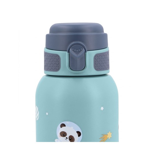 BOTELLA ACERO TERMICA 500ML PANDAS IN THE SPACE