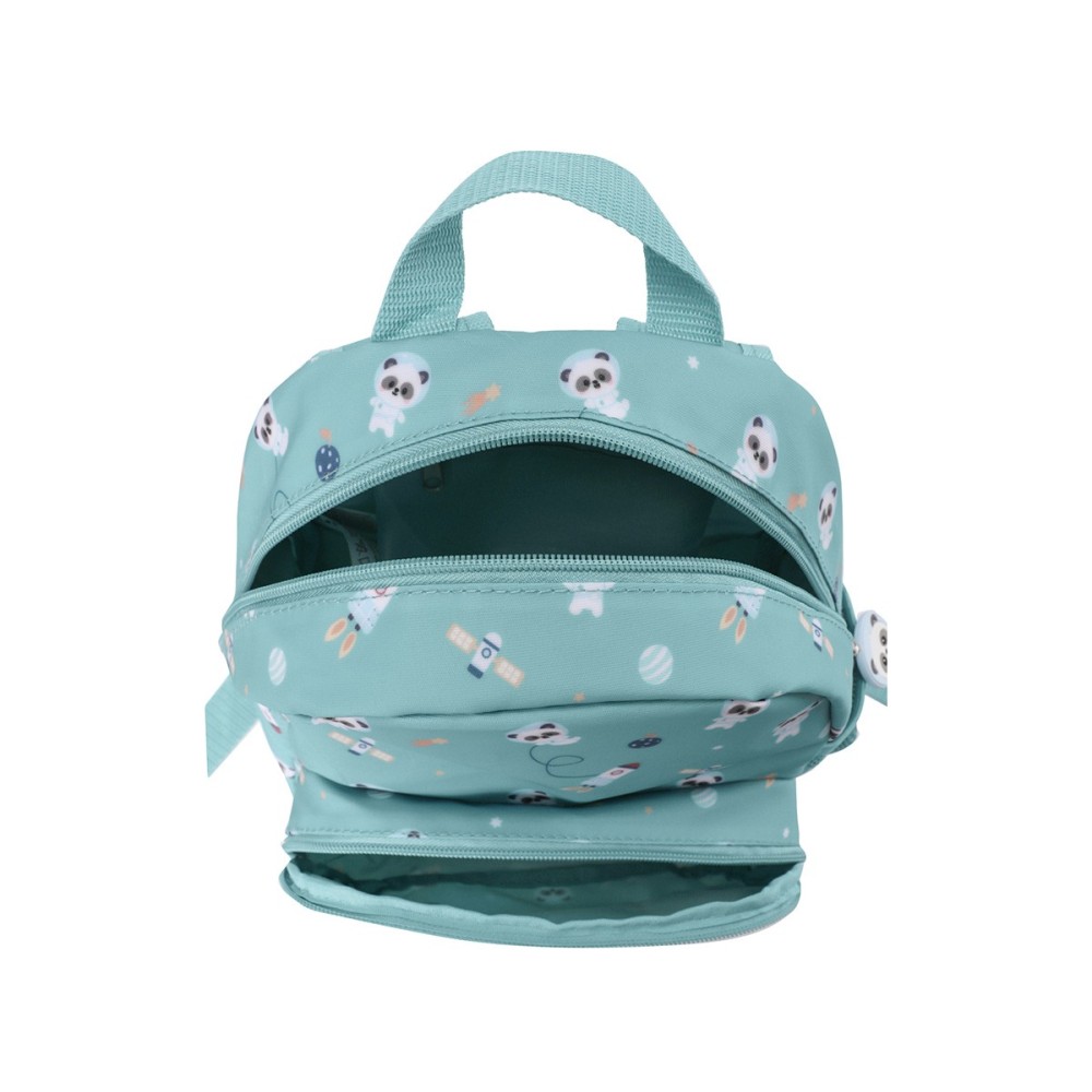 MOCHILA INFANTIL  PANDAS IN THE SPACE